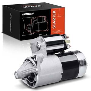 lot 11138 image: A-Premium Starter Motor Compatible with Chevrolet Metro Sprint 1985-1991 & Geo Metro 1989-1997 & Pontiac Firefly & Suzuki Aerio Esteem Forsa, 1.4KW 12V 8 Teeth CW, Replace# 31100-86030, 31100-64B12