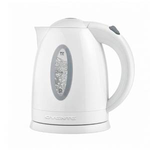 lot 11140 image: OVENTE Electric Kettle, 1.7L Fast Boiling Water Heater for Coffee or Tea, BPA Free with Water Level Gauge, Auto Shut-Off, Boil-Dry Protection, Indicator Light and Removable Filter, White KP72W