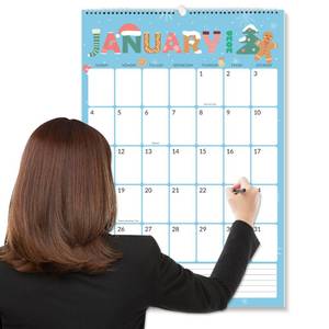 lot 13912 image: SUNEE Wall Calendar 2026 Large 22.75x15.5, 21 Month (Ends June 2027), Vertical Extra Large Monthly Calendar 2026 for Wall, Cute