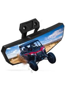 lot 13930 image: ZIDIYORUO UTV Rear View Mirror Compatible with Polaris RZR PRO XP  4, Turbo R 4 2025 2024 2023 2022 2021 2020, RZR XP 1000 2025 2024 Accessories, Adjustable Convex RZR Center Rearview Mirror