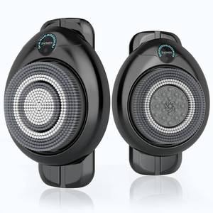 lot 13976 image: Electric Back Scrubber for Shower - Wall Mounted Exfoliating Brush, Hands-Free Automatic Body Scrubber, IPX7 Waterproof, 3-Speed Adjustment, 3 Replaceable Heads with 50pcs Disposable Shower Caps-Black