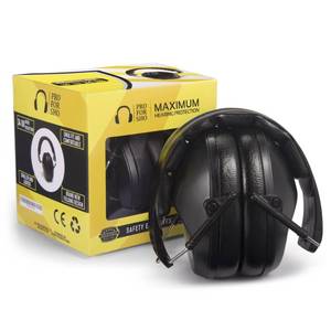 lot 14029 image: Pro For Sho 34dB NRR Hearing Protection Ear Muffs �� Highest NRR Compact Design Ear Protection for Loud Events & Sensory Use (Black)