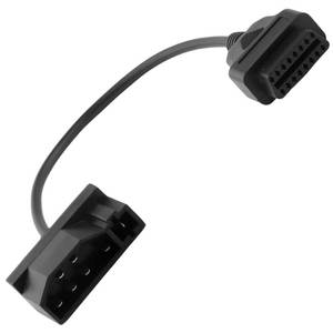 lot 14072 image: OBD1 to OBD2 Adapter for Ford 7 Pin to 16 Pin Connector Black OBD Adapter Cable Repair Diagnostic Tool Replacement Connector for Code Readers & Scan Tools Compatible with Most Ford EFI Vehicles