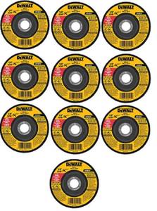 lot 14096 image: DEWALT DW4514B5 4-12-Inch by 14-Inch by 78-Inch Metal Grinding Wheel - 10 Pack