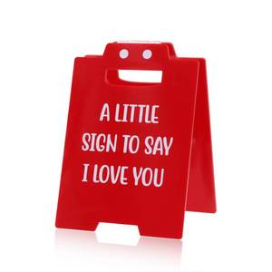 lot 14132 image: Valentines Gifts for Her Him, A Little Sign To Say I Love You, Mini Sign Valentines Decoration, Romantic Funny Table Desk Decor for Anniversary Birthday Wedding Gifts