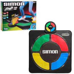 lot 15692 image: Just Play Hasbro Simon Jump Game Mat with Lights and Sounds, Electronic Memory Games for Kids, Kids Toys for Ages 8 Up