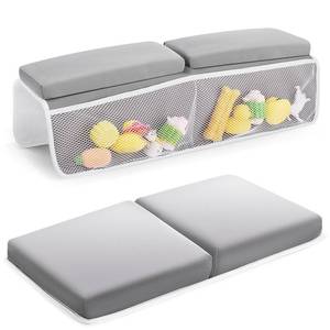lot 15693 image: JOY ANAN Baby Bath Kneeler and Elbow Rest Pad Set, Bathtub Kneeling Pad, Baby Accessories for Bath, Relieve Your Knees and Elbows