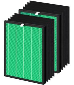 lot 15705 image: CHAMONNY Airmega 150 Filter Replacement, Compatible with Coway Airmega 150 Air Purifier, 2 Green True HEPA and 8 Active Carbon Filter, AP-1019C-FP