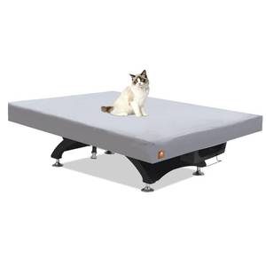 lot 15715 image: Pool Table Cover 7ft,Heavy Duty 600D Canvas Cloth,7 Foot Billiards Table Covers,Waterproof Tear-Resistant Scratch-Proof,Indoor Outdoor Protection Accessories,92Lx52Wx8H Inch-Light Grey