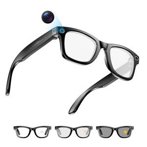 lot 16384 image: AI Smart Glasses with Camera, 8MP HD VideoRecording Glasses, Color-change Lenses, Bluetooth Camera Glasses for Men Women (139 Languages) IP65 Waterproof, Voice Control for Travel Vlog Business