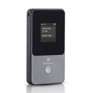 lot 16387 image: GlobLinker Cloud Portable WiFi Hotspot for Travel  4G LTE Mobile Internet (USA &130 Countries)  No SIM  Prepaid Data Multi-Carrier  Connects 8 Devices  with 10GB USA Data