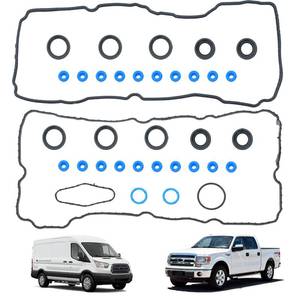 lot 16389 image: VS50879R 3.5L Valve Cover Gasket Compatible with 2012 2013 2014 Ford F150 F-150, 2015-2020 Transit 150 250 350, 2015-2017 Expedition Lincoln Navigator, 3.5L V6 Ecoboost Turbo VS 50879 R