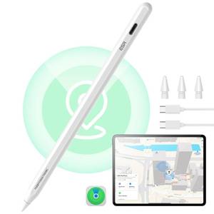 lot 16393 image: ESR Geo Digital iPad Pencil Findmy Compatible with Apple iPad 2018-2025,with Easy Shortcuts for Apple iPad A161098 & Air 1311 & Pro 12.91311 & Mini 765,White(No Wireless Charging)