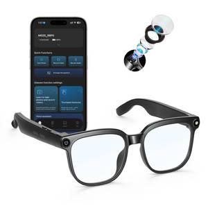 lot 16402 image: AI Translation Smart Glasses with Camera, 4K 800W HD Video Recording Glasses with Audio for Men Women with 155 Language & Accents, Chat GPT, Music Playback & Hands-Free Calls for Meeting,Driver,Travel