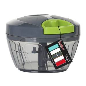 lot 18042 image: Cambom Manual Food Chopper Vegetable Cutter, Hand String Vegetable Chopper Onions Cutter for Vegetable Fruits Nuts BPA Free Food Safe Material, 500ml Gray