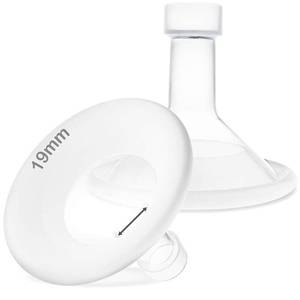 lot 18057 image: Nenesupply 19mm Soft Flange Compatible with Medela Breast Pump Parts Replace 19mm Flange for Medela Accessories Compatible with Pump in Style Parts Symphony Swing Harmony Pump and Personalfit Flex