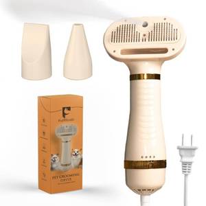 lot 18068 image: Pet Steam Brush Grooming Dryer for Dogs & Cats �� 3-in-1 Grooming Tool with Gentle Steam, 600W Motor, Deshedding, Drying & Fur Fluffing for All Coat Types