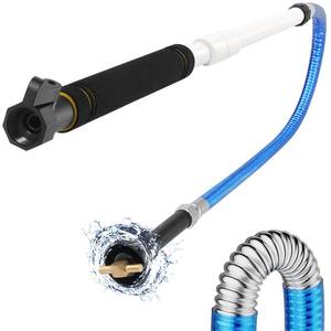 lot 19708 image: Frebuta RV Black Tank Cleaner Wand,62inch RV Holding Tank Swivel Stik Rinser 304 Stainless Steel Hose with Flexible Rotary Cleaning Sprayer for Camper Toilet RV Black Water Tank and Garden