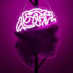 lot 19744 image: 14x13 inch Thinker Neon Signs Art Wall Lights for Beer Bar Club Bedroom Hotel Pub Cafe Wedding Birthday Party Gifts_Pink