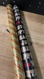 lot 19754 image: Hallmark Christmas Wrapping Paper with Cut Line 5JXW1031, 2 Rolls, 80 sq.ft Tota