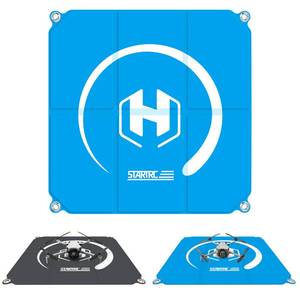 lot 20347 image: STARTRC Drone Landing Pad, Universal Waterproof Portable Fast-Foldable Helipad for Mini 5 Pro432 SE4KDJI NeoFlipMavic 3RC Quadcopters (Sky blue-gray, 22-inch55cm)