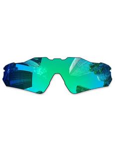 lot 20364 image: Combine8 (Youth Fit) Ploarized Replacement Lenses for Oakley Radar EV XS Path OJ9001 Sunglasses - Green