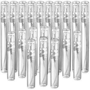 lot 20365 image: Teenitor 16Pcs Mini Spray Bottles, 10ml 5ml Perfume Atomizer Fine Mist, Plastic Perfume Bottles Empty, Clear Perfume Travel Refillable Spray Bottle