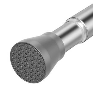 lot 20366 image: Tension Rods for Windows 28 to 48 Inch Silver Tension Curtain Rod Spring Rods No Drilling Pressure Tension Rods Adjustable Curtain Rods Expandable for Closet,Doorway