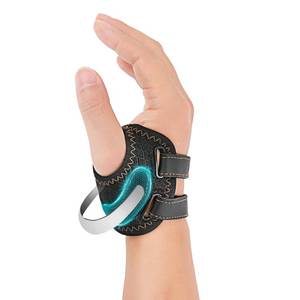 lot 20376 image: FORTEMOTUS Thumb Brace Right Hand - CMC Thumb Arthritis Support Comfortable Nylon Brace with Thumb Splint for Mild CMC Joint Pain Relief for Osteoarthritis, Tendonitis, Unisex, Black, Large