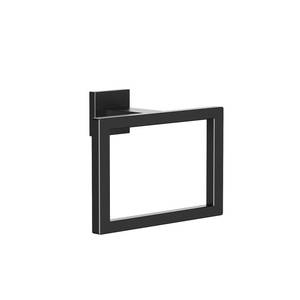 lot 20384 image: Bearolve Towel Ring, SUS 304 Stainless Steel Towel Holder, Rectangular Modern Design Hand Towel Holder, Towel Racks for Bathroom, Modern Hand Towel Bar for All Styles Bathrooms (Matte Black)