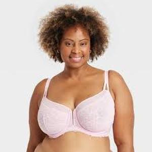 lot 12007 image: Auden Pink Lace Bra 46C