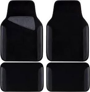lot 15723 image: Carpass Universal Black Car Floor Mats Set W 2.22W1 2.48 Size 345.544.5