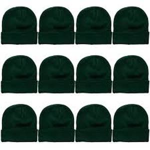 lot 19757 image: Winter Knit Beanie Hats (12 pack)