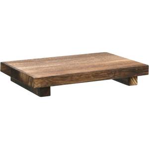 lot 4034 image: Nuogo Wood Riser Tray Soap, Stand Soap Tray for Kitchen Sink, Wood Pedestal for Kitchen Counter Sink Stand Decorative Rustic Bathroom Dishes Plant Bottles Candles Display(12 x 7 Inch,Brown)