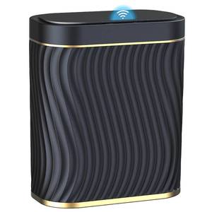 lot 4086 image: Ogikey Bathroom Small Trash Can with Automatic Touchless Lid, 2.6 Gallon Smart Garbage Can Narrow Waterproof Trash Bin for Bedroom, Office, Living Room