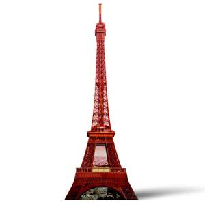 lot 4087 image: Leinuosen 6 ft Brown Eiffel Tower Cardboard Cutout Stand up Lifesize French Theme Party Decoration Eiffel Tower Photo Prop Backdrop Standup for France Night of Paris Theme Party Birthday Decor