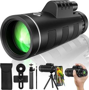 lot 4106 image: 40x60 Telescope with Smartphone Adapter and Telescope Cases, Telescope for Adults High Powered, Monocular for Adults, Compact Low Light Vision for Wildlife, Hunting, Camping,Adventures