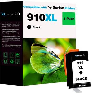lot 4152 image: Ink 910 XL Black Replacement for HP910 HP 910XL Black Ink Cartridge for OfficeJet Pro 8025e 8028e 8035e 8025 8020 e, for OfficeJet 8015e 8022e 8018 8015 8010 Series Printer 1 Pack