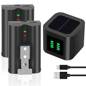 lot 4174 image: Uwayor 2 Pack for Ring Battery 6040mAh Replacement Doorbell Battery with Charger Station for Ring Video Doorbell 233 Plus4 Camera, Stick Up Cam(2nd & 3rd Gen), Spotlight Cam, Peephole Cam