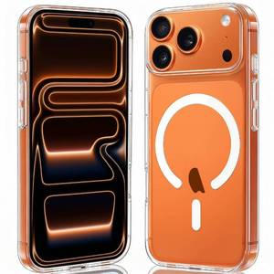 lot 4177 image: Hsefo Designed for iPhone 17 Pro Case Magnetic, Compatible with Wireless Charging, Transparent Anti-Scratch Back Shockproof Slim Thin Phone Cases Cover