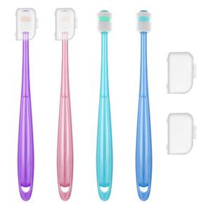 lot 4187 image: EupHHonycs 4 Pcs 360-Degree Small Dog and Cat Soft Toothbrush Pet Toothbrush for Small Dog and Cat Puppy