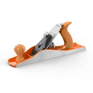 lot 5063 image: JORGENSEN No.5 Wood Planer, Hand Planer for Woodworking, Jack Plane for Flattening, Smoothing - Professional Hand Plane with Ductile Iron Body, Adjustable Cutting Depth, Ergonomic Handle