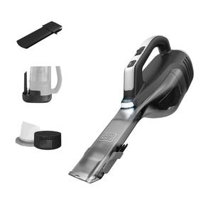 lot 5124 image: BLACKDECKER Dustbuster Reveal Handheld Vacuum Cordless, Car Vacuum Portable Cordless, LED Light, Long Run Time, Rechargeable Lightweight Dust Buster, Includes Crevice Tool, Charging Base (HLVD320B42)