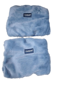 lot 6038 image: Comfpack Blue Plush Winter Hand Warmers