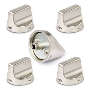 lot 6046 image: 5 Pcs W11239985 W10850015 Stove Control Knob Compatible with Whirlpool WFG550S0HZ0, WFG550S0LV1, WFG525S0HV1, WFG535S0JV0, WFG550S0HV0, WFG525S0JZ0, Gas Range knobs Replace W11032553 Control Knob