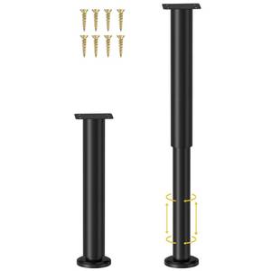 lot 6110 image: Wlrrcwdttc 2 Pcs Adjustable Height Bed Support Legs for Bed FrameBed Center Slat, Metal Adjustable Furniture Legs 10-17 inch for BedSofaCabinetCouchDresserTable,Heavy Duty Bed Replacement Legs