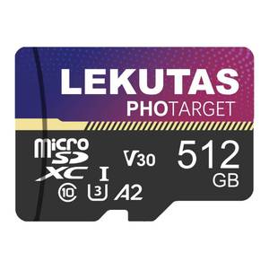 lot 6121 image: LEKUTAS 512GB Micro SD Card, microSDXC UHS-I Flash Memory Card TF Card, High Speed 100MBs, C10, U3, A2, V30, for Full HD, 4K UHD Video Recording