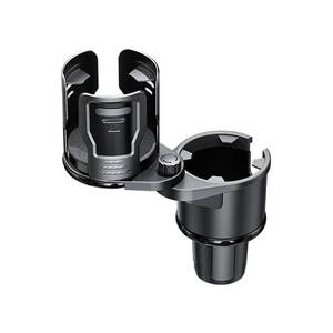 lot 6177 image: Upgrade Dual Cup Holder Expander, 2 in 1 Multifunction Cup Holder for Car with Lock, 360° Rotating Car Cup Drink Holder with Adjustable Base, Cupholder Expander for Large Water Bottles, Cups