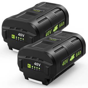 lot 11161 image: Fancy Buying 40V 6000mAh Battery Replacement for Ryobi 40V Battey OP4050A OP4015 OP4026 OP40201 OP40261 OP4030 OP40301 OP4040 OP40401 OP4050 OP40501 OP40601(2 Pack) (2 Pack)