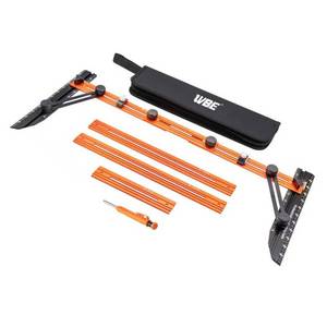 lot 11168 image: Stair Tread Template Tool - Upgrade Stair Tread Tool Jig, Shelf Layout Tool & Stair Tread Template Tool Jig, Stair Measuring Tool Jig,Stair Scribe Tool for Stair Measurement Tool